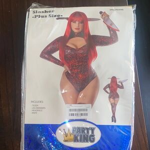 Red and Black Slasher Costume